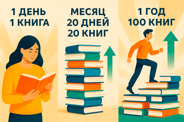 100 книг в год