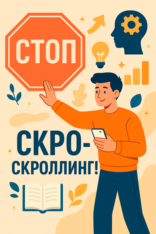 Стоп скроллинг и начало осознанного чтения