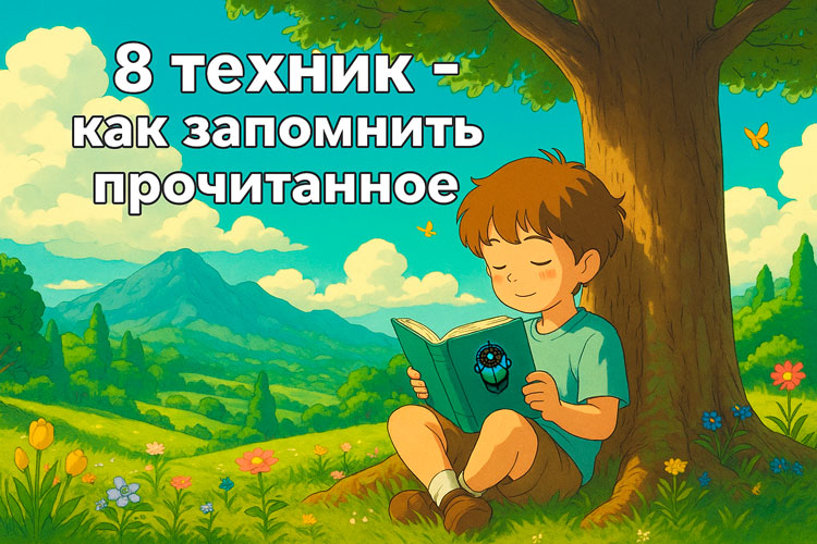 Как запоминать 90% прочитанного | 8 техник