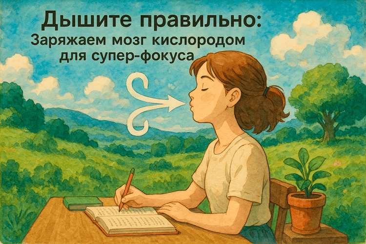 Заряжаем мозг кислородом для супер-фокуса
